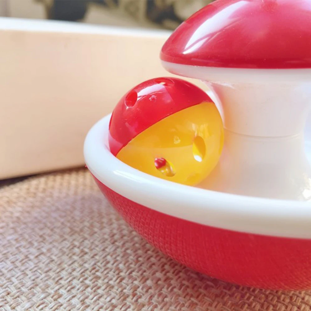 Домашнее животное кошка, игры-неваляшка мяч игрушки Смешные, для кошек и котят прокатки Когтеточка шарик-игрушка для питомцев Кот котенок интерактивный перо мяч игрушка