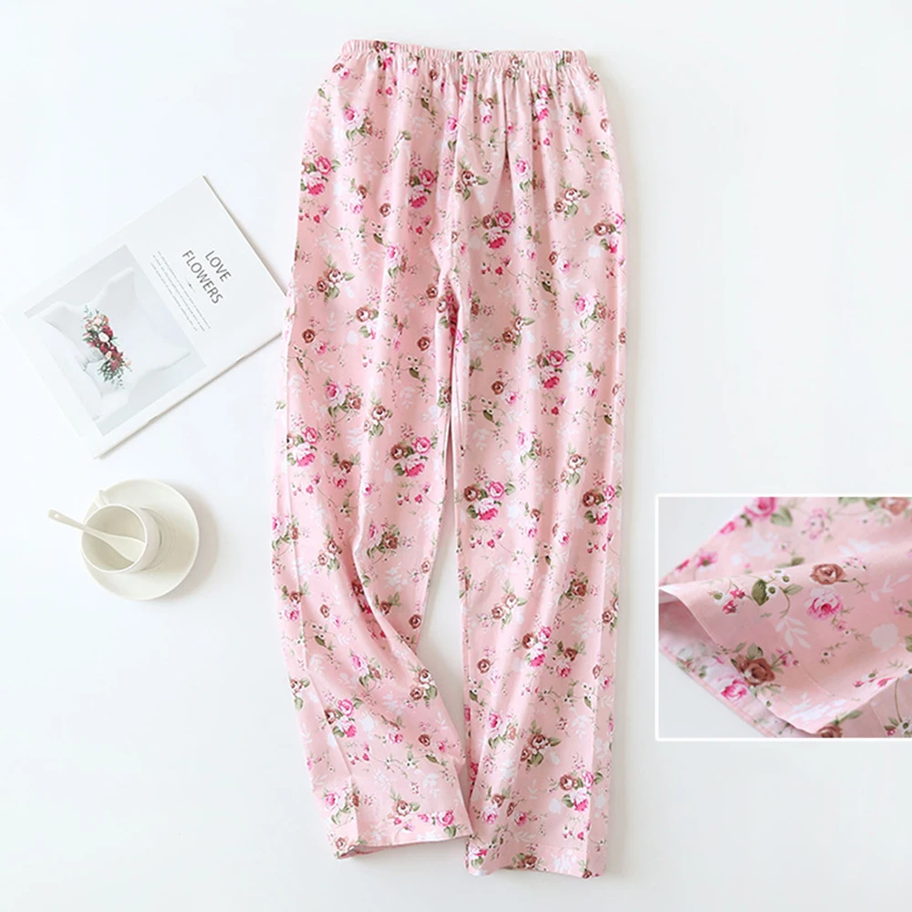 New Printed Cotton Women Pajama Pants 