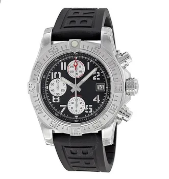 

Luxury Brand New Quartz Chronograph Men Watch Stopwatch Sapphire Crystal Japanese Watches Black Rubber Sport Watches Limited AAA