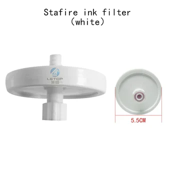 

5 pcs/lot inkjet capsule filter Stafine filter White Plastic for inkjet printer