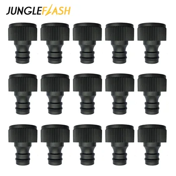 

JUNGLEFLASH 50PCS G3/4 Female Quick Connector Washing Machine Garden Water Gun Quick Connect Adapter Water Filter