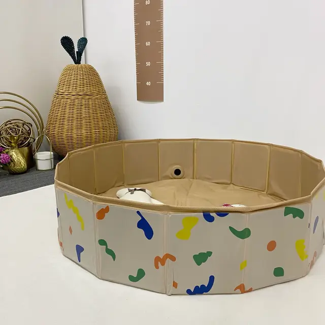 New Foldable Swimming Pool Ocean Ball Pool Baby Indoor Game Fence Outdoor Babies Portable Bathing Bathtub Kids Room Decoration 4