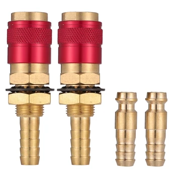 

2Pcs/Set 8mm Quick Connector Fittings Water Cooled & Gas Adapter Fitting Hose for TIG Welding Torch Tools Accessories