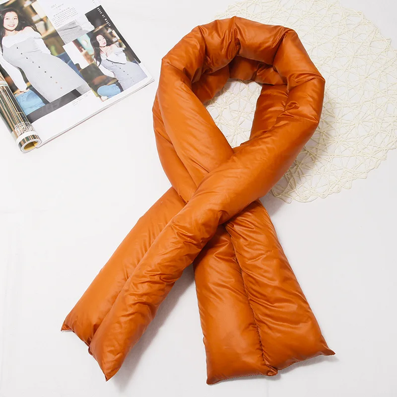 Buy PLIKTEA Korean Thick Warm Coffee Winter Down Ring Scarf for Women Gray Brown Woman Scarves for The Neck Circle Children s Scarf