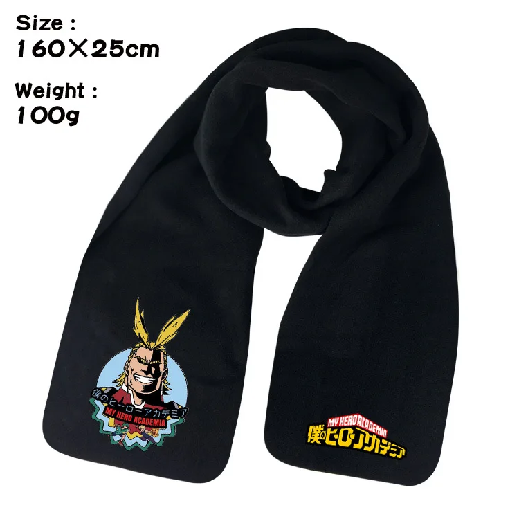 My hero Academy Midoriya izku мультяшный шарф Boku no hero Academy аниме Мужской мягкий теплый длинный шарф шаль подарок - Цвет: L