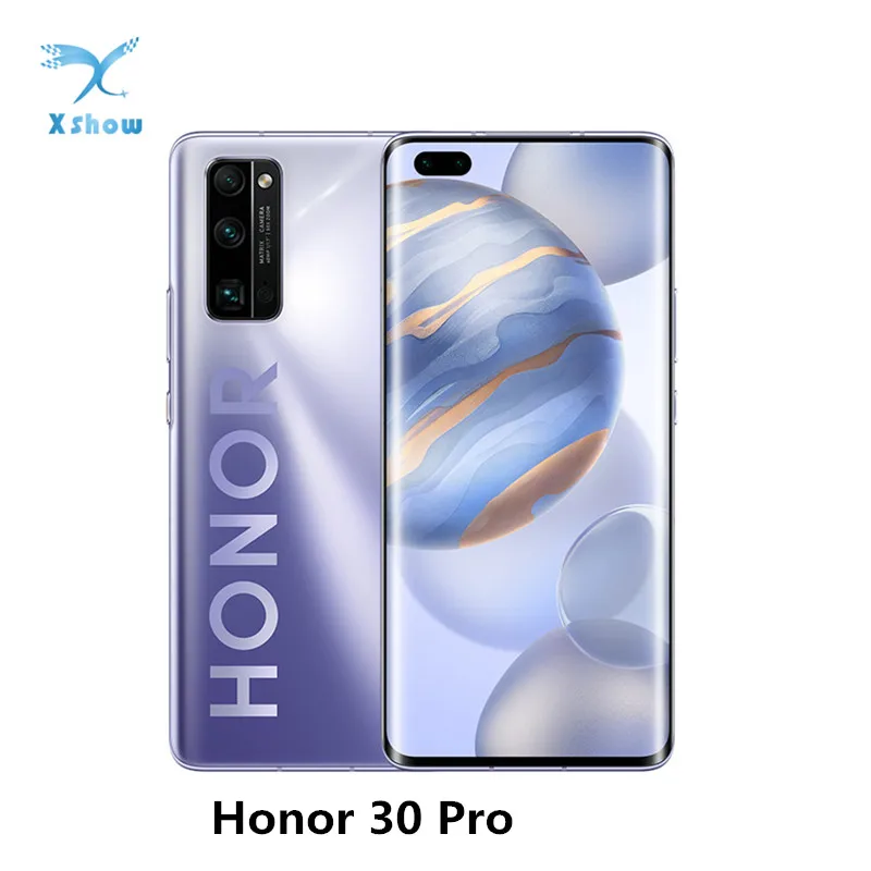 Сотовый телефон Honor 30 Pro 5G Kirin 990 SoC 6 57 дюйма NFC 4000 мАч 90 Гц 2340*1080 OLED экран основная