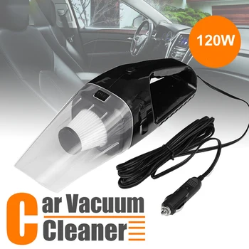 

12V 120W Car Vacuum Cleaner High Power Wet Dry Dual-Use Handheld Portable Vacuum Hoover Cleaner Great Vent Cleaner for Home/Auto