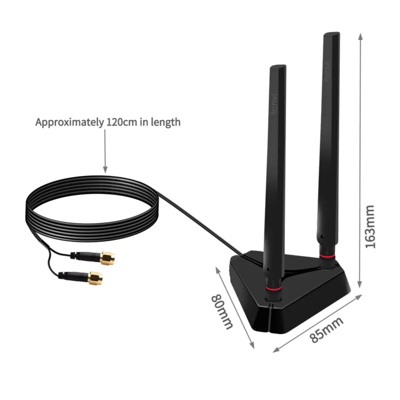Toegeven diagonaal span High Gain 2.4G/5G Dual Band Externe Antenne Kabel Signaalontvangst Voor  Pcie Desktop Wifi Adapter AX200 card Draadloze Router Ap _ - AliExpress  Mobile