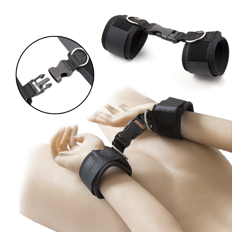 

BDSM Bandage Handcuffs Ankle Cuffs Restraint Bondage Set Handcuff Adult Games Erotic Flirting Sex Toys for Women Men and Couples