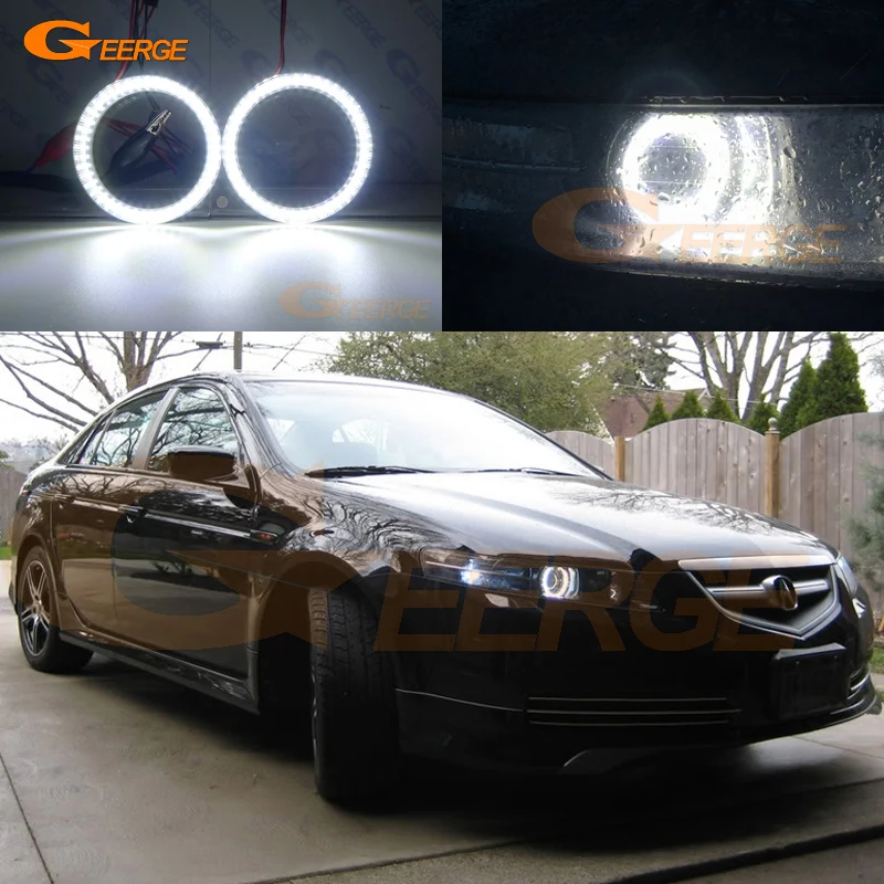 

For ACURA TL 2004 2005 2006 Excellent smd led Angel Eyes kit Ultra bright illumination DRL