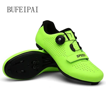 

2020 road cycling shoes men road bike shoes ultralight bicycle sneakers self-locking professional breathable 10 options