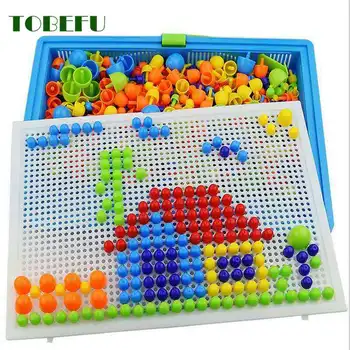296-Piece Mushroom Nail Puzzle Set 1