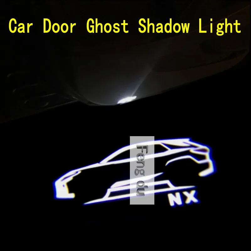 2pcs LED Car Door Light Projector Ghost Shadow Welcome Courtesy Atmosphere For 2022 LEXUS NX 260 350 F SPORT | Автомобили и