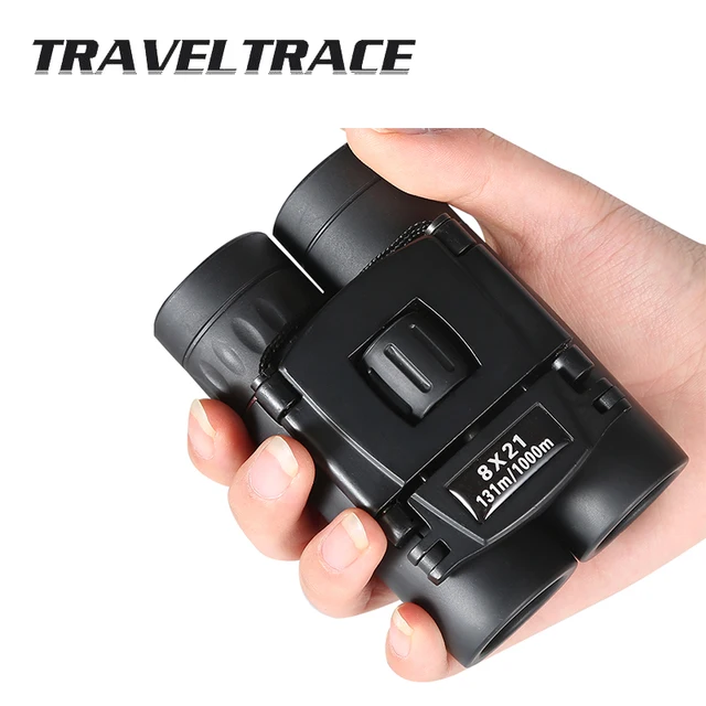 US $10.21 BAK4 8x21 Zoom Binoculars Long Range 1000m Folding HD Powerful Mini Telescope FMC Optics Hunting Sp