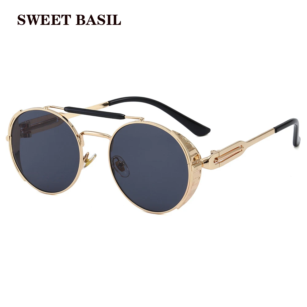 SWEET BASIL 2020 Винтажные Солнцезащитные очки в стиле стимпанк женские брендовые
