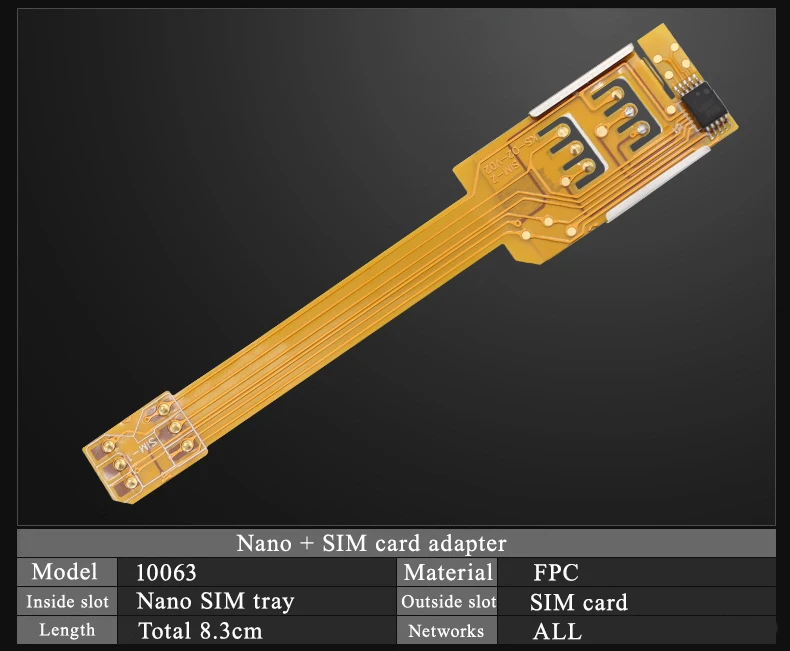 Новое поступление устройства с двумя Sim картами для Android iPhone 5 5s 6 6plus Nano SIM