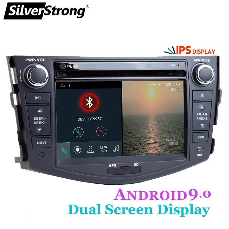 Cheap SilverStrong 2din IPS DSP Car Android9.0 Car DVD Player for Toyota Rav4 RAV 4 Audio Video Auto Stereo GPS Navigation Radio DAB+ 1