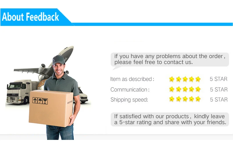 7-five star feedback