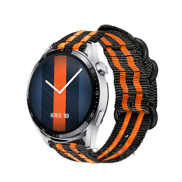 22mm nylon Band For Huawei Watch GT Runner Sport Watchband for Watch GT3 GT 3 42 46mm Wristband Replacement Bracelet Correa