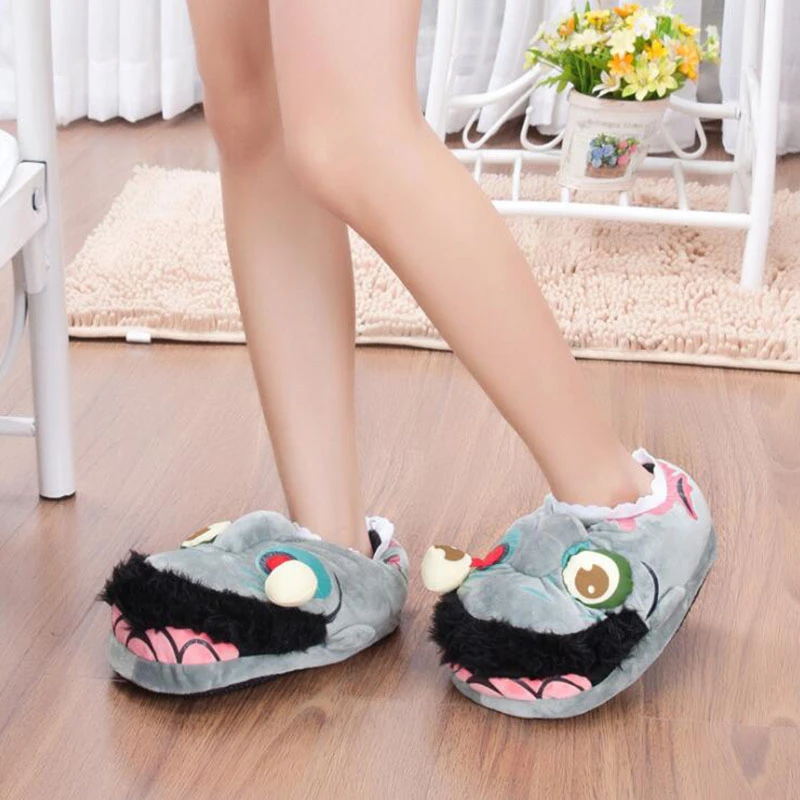 Winter Warm Zombie Slippers Women One Size Fits Most Pranks Funny Sliders  Female Eu Size 35-42 Home Shoes Ladies Slipper - Women's Slippers -  AliExpress
