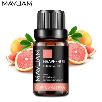

10ml Grapefruit Pure Natural Essential Oils Diffuser Citronella Eucalyptus Mint Orange Lemon Ylang Ylang Rose Cloves Aroma Oil