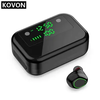 

2020 NEW TWS Bluetooth Earphones Wireless Earbuds 3500mAh Charging Case Big LED Digital Power Time Display IPX8 Waterproof