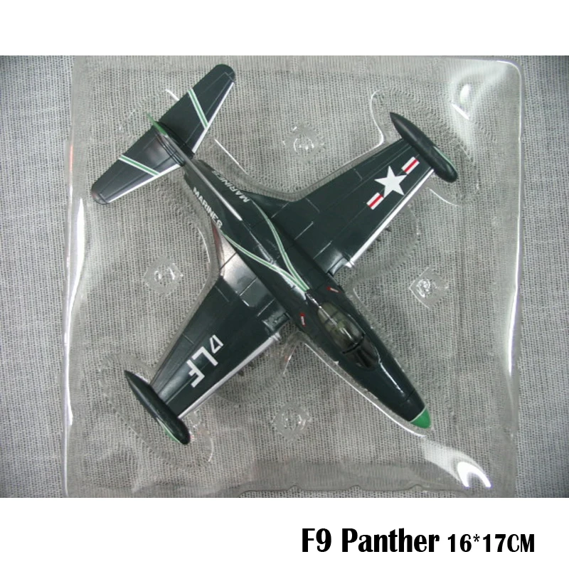 F9F Panther 1/72 сша морской F-35B Lightning 2 F35 сплав модель самолета-истребителя литье под давлением коллекция военный любовник рождественский подарок - Цвет: F9F Panther