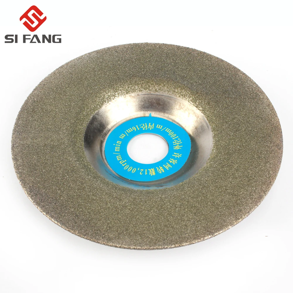 Bowl Shape Brazed Diamond Grinder Grinding Wheel Tool Grit 200 Black, 4-inch(100mm