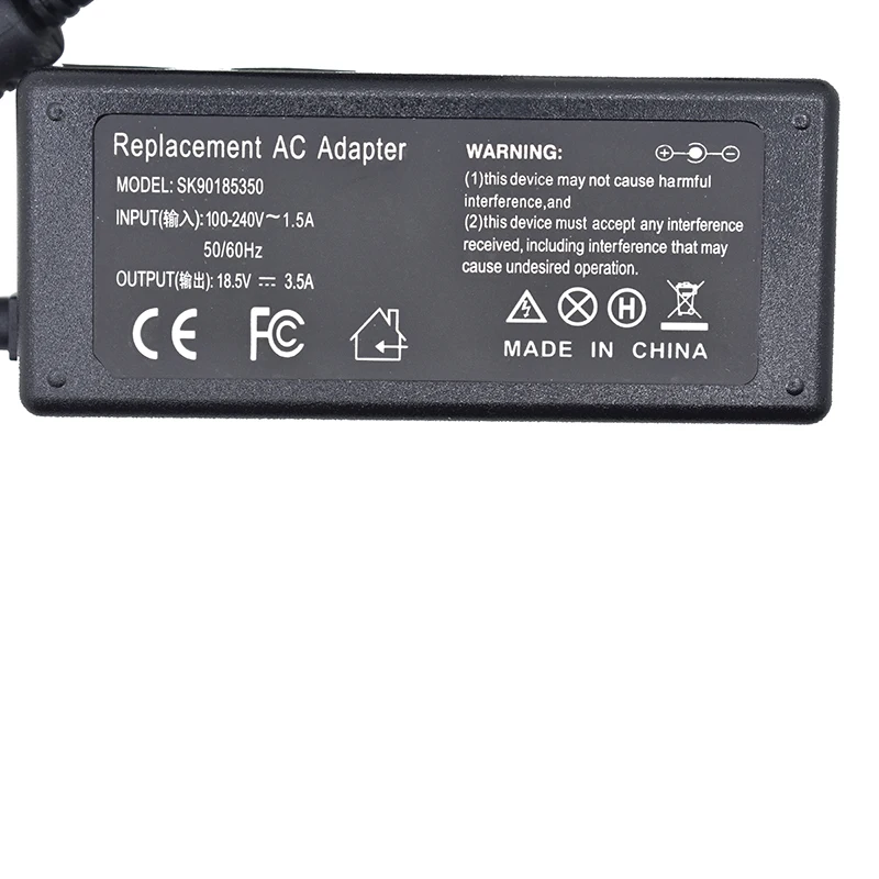 18,5 V 3.5A обеспечение резервного питания для ноутбука для hp 500 520 NC4200 NC6100 адаптер DV1000 DV2000 DV8000 ноутбук Зарядное устройство NX7000 ZE4900 ноутбука переменного тока