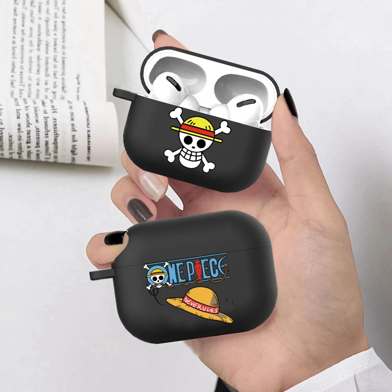 Чехол с рисунком скелета из аниме соломенная шляпа для Apple Airpods Pro чехол