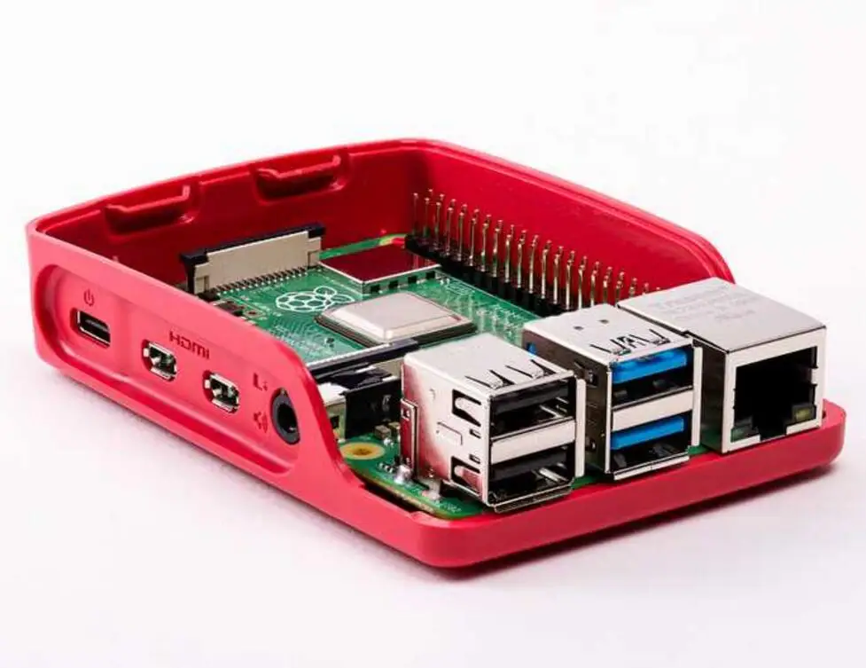 Последний чехол Raspberry Pi 4 с Raspberry Pi 4 Модель B Официальный чехол Raspberry Pi 4B чехол