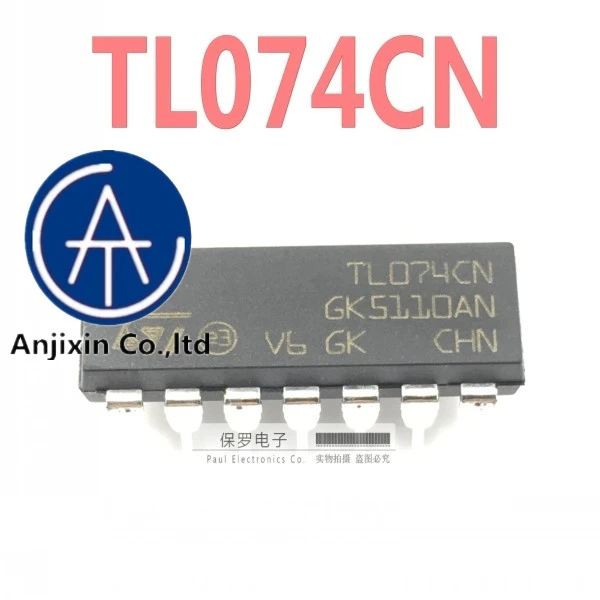 

Новый оригинальный операционный усилитель TL074CN TL074 DIP-14 100%, 10 шт., в наличии