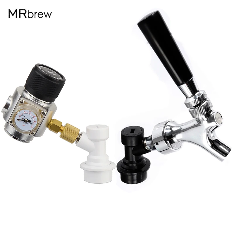 Portable Cornelius Keg Dispense Kit Mini CO2 Regulator and Draft Beer