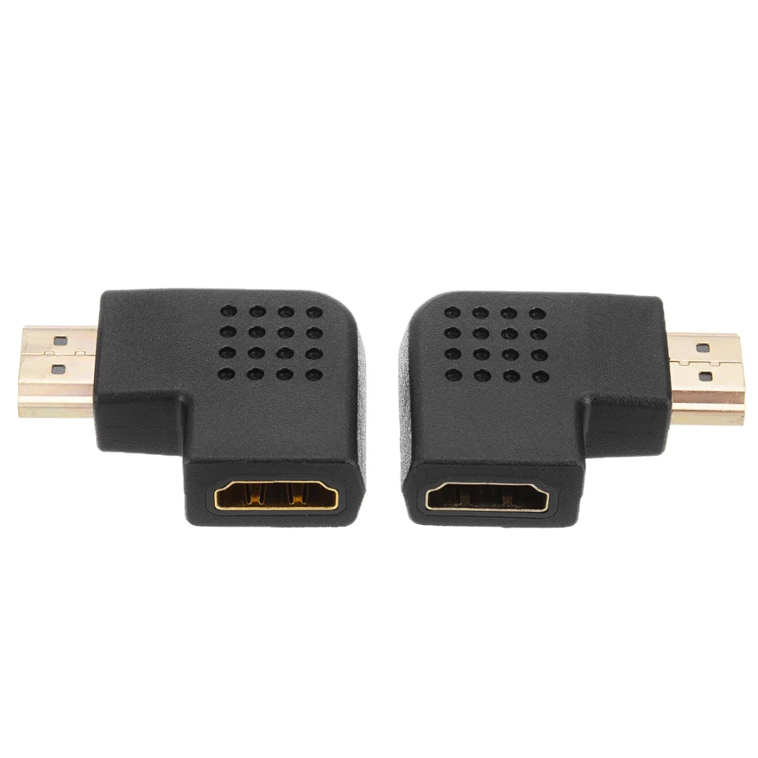 Профессиональный адаптер Папа мама HDMI конвертер с углом поворота 90 градусов