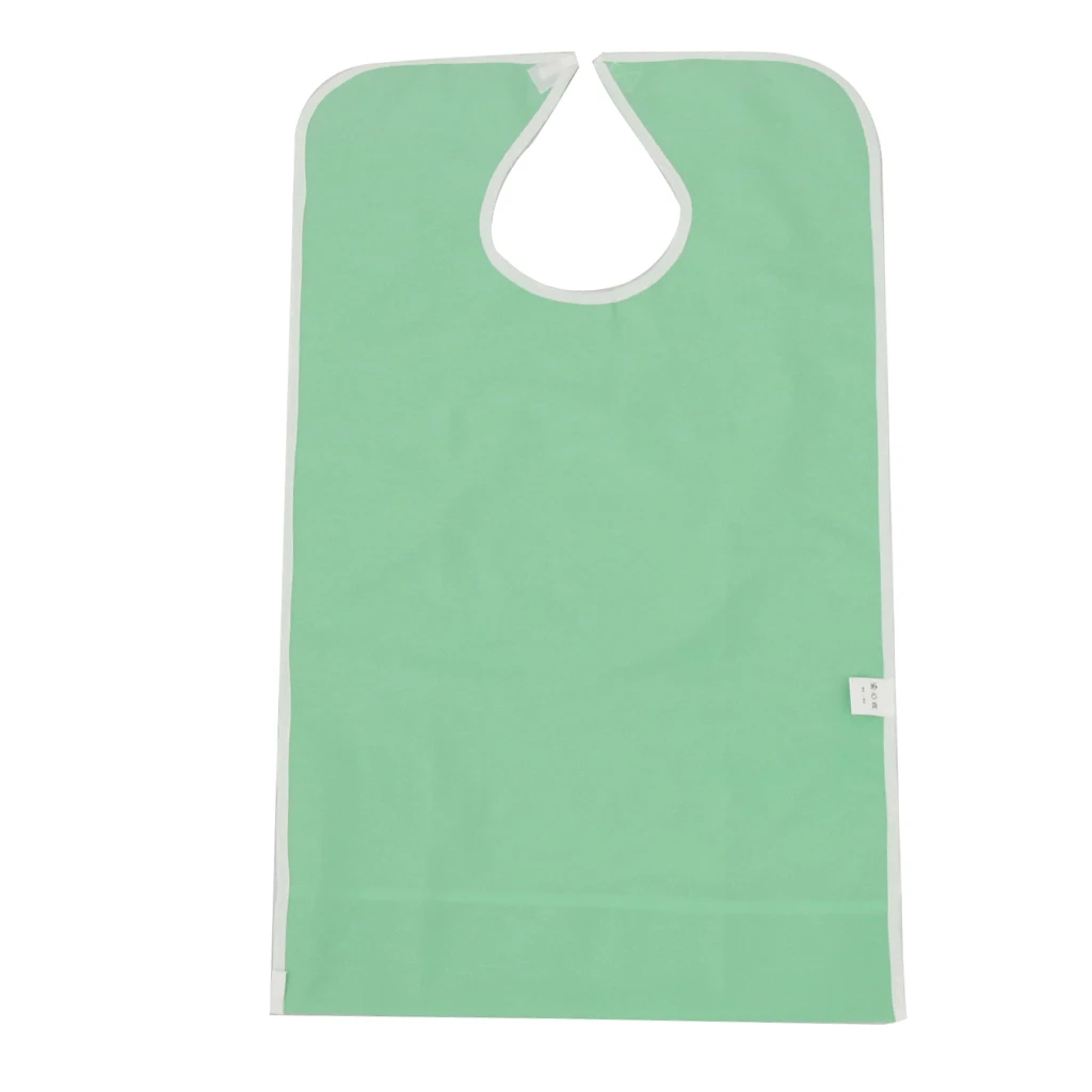 Adult Bib Mealtime Dinner Cloth Protector Disability Aid Aprons for Elder Patient