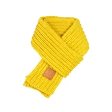 Красивая осенне-зимняя одежда для маленьких мальчиков и девочек; Однотонный шарф; теплые трикотажные шарфы