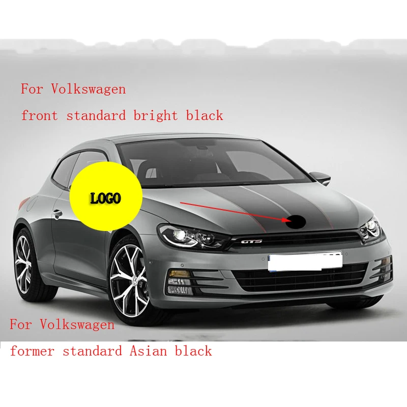 Автомобильный передний и задний логотип для Volkswagen Tuang Tange Tanyue B5 Wei Ling CC Golf 6