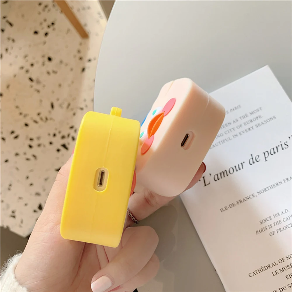 Милый мультяшный чехол для Apple Air Pods 3 наушники s AirPods Pro Чехол 3D переключатель