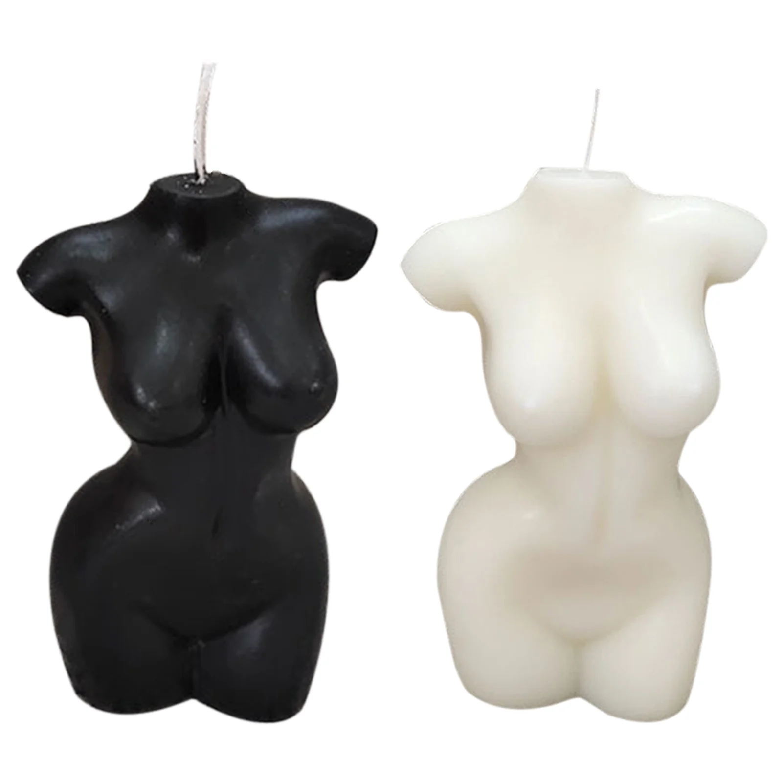 3D Female Naked Body Shape Torso Statue Wax Scented Candle Home Decor Crafts 
