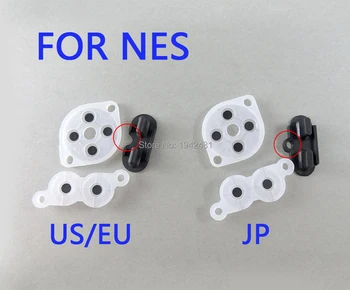 

US/EU JP Silicone Conductive Rubber Adhesive Button Pad Keypads High Quality For NES Super NES Nintendo Conductive Replacement