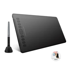 HUION H1161 Graphics Drawing Tablet Tilt Support Digital Tablet 8192 Level Tilt Support with Battery-free Pen Stylus with Glove xp pen star05 wireless 2 4g graphics drawing tablet pad painting board with touch hot keys and battery free passive stylus