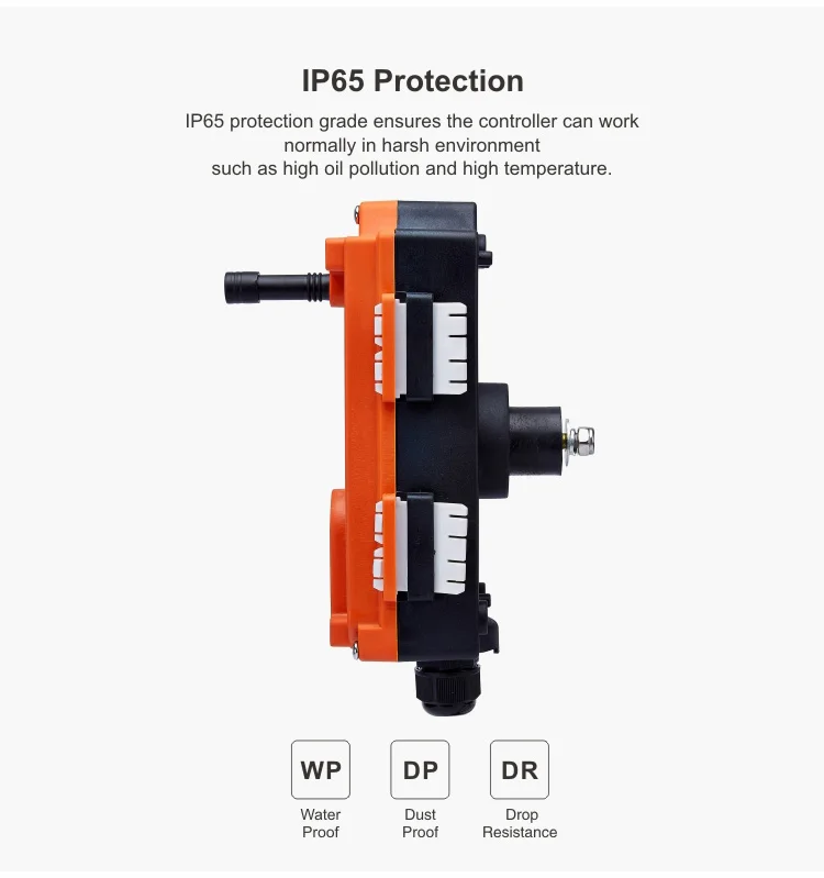 Controle remoto industrial F21-E1B grua guindaste interruptor