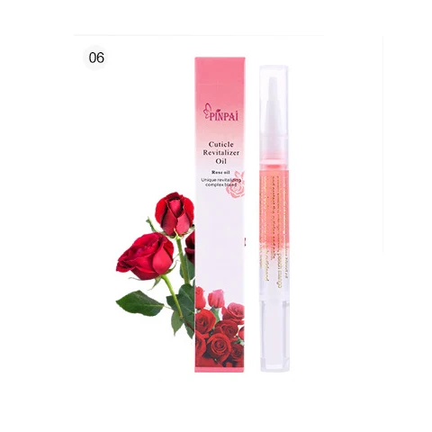 06Rose Масла для ногтей ручка 15 ВКУСОВ дополнительный уход за ногтями восстанавливающее кутикулу масло для предотвращения Agnail лак для ногтей питают кожу - Цвет: 06Rose