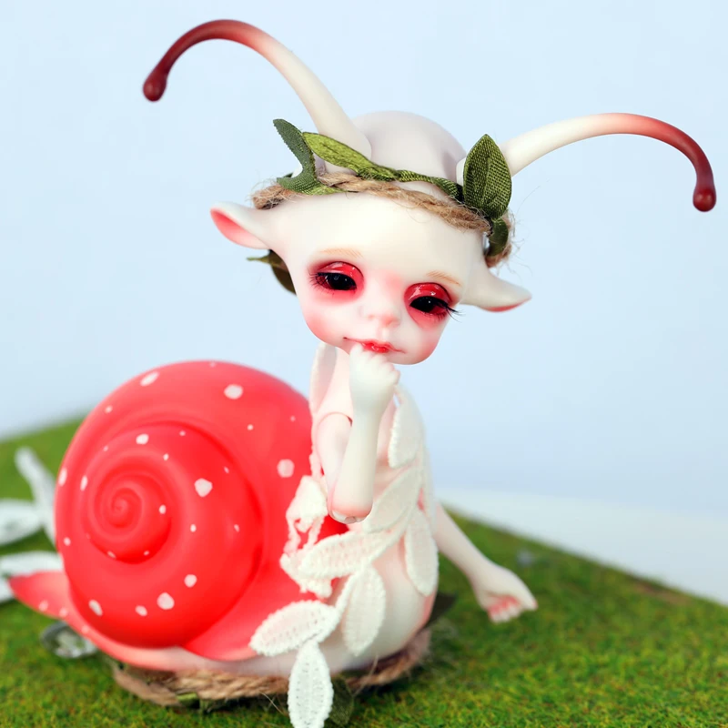1/8 Обнаженная BJD кукла мини милый питомец Улитка BJD/SD смола фигурка кукла модель игрушка подарок. В комплект не входит одежда, обувь, парик A0118chateauLarry