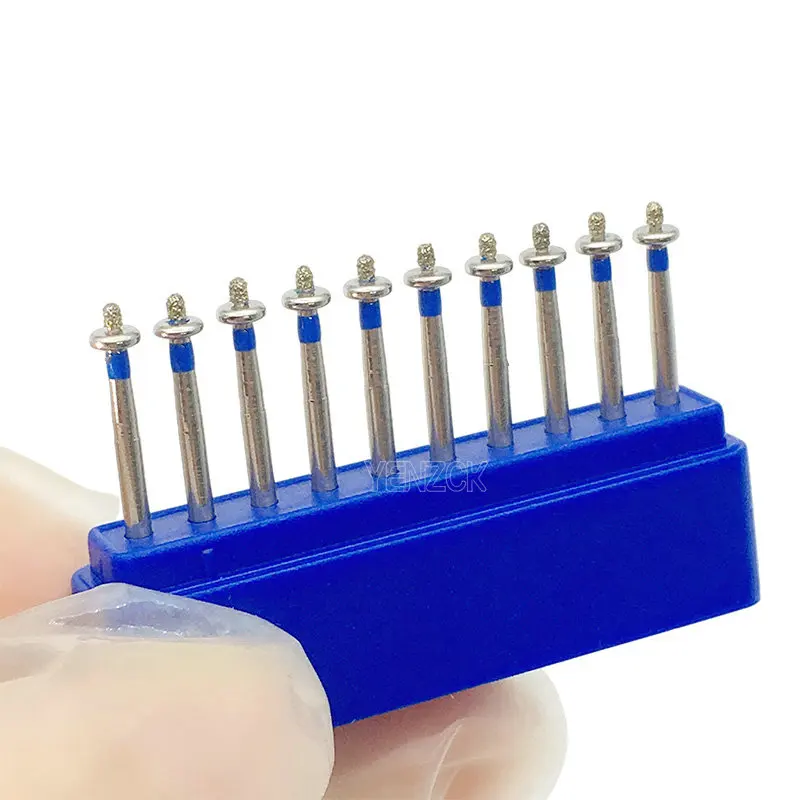 10 teile/schachtel Dental Diamant Bohrer für High Speed Handstück Medium FG 1,6 MM Zahnarzt Werkzeuge EX-58 – Detail 6