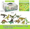 Dinosaurs World 3D Dino Educational Realistic Dinosaur Play Set Activity Play Mat Including T-Rex Triceratops Collection Toy Kid 4