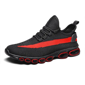 

Sneakers Men Shoes Air Mesh Mens Trainers Lightweight Casual Shoes Men Black Footware Tenis Masculino