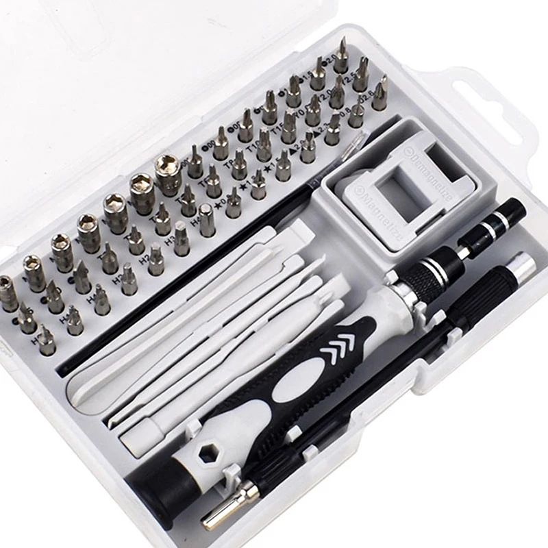 

Multifunctional 52 In 1 Chrome Vanadium Steel Screwdriver Set Precision Screwdriver Electronic Equipment Repair Manual Tool
