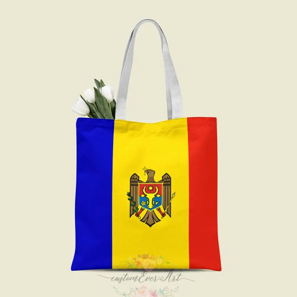 #*Cheap Moldova tote bag custom canvas tote bags for women for teacher Birthday Bags Gift Bag personalized gifts