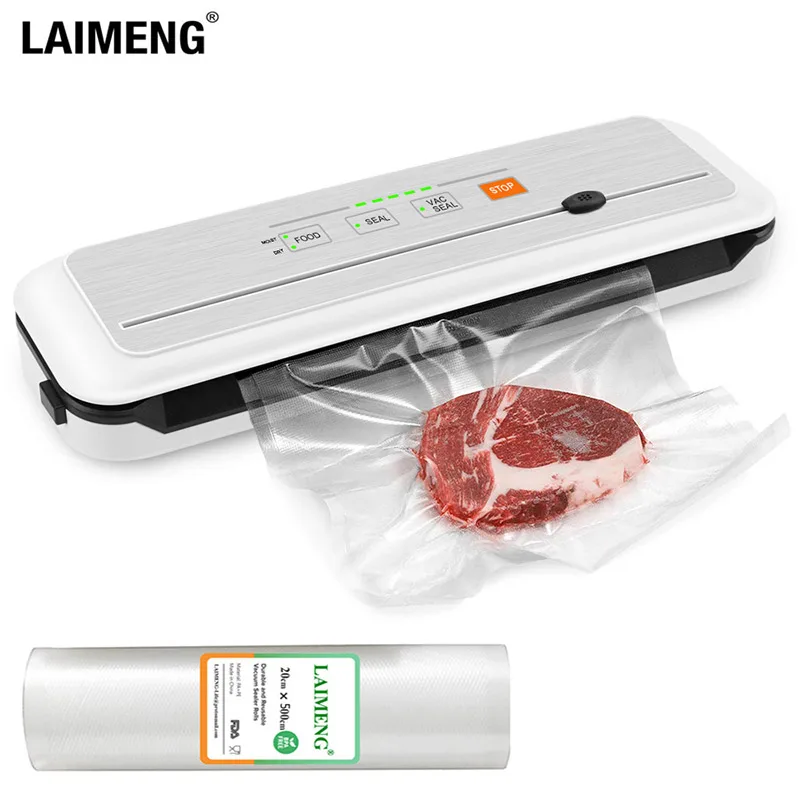 LAIMENG вакуумный упаковщик для хранения продуктов новый пищевой вакуумные пакеты